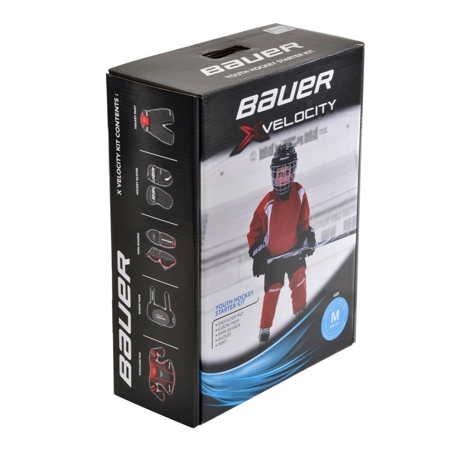 Комплект хоккейной экипировки Bauer Vapor Xvelocity Yth купить в Москве, цена набор хоккейного снаряжения Bauer Vapor Xvelocity, отзывы, продажа - Hockey-mag