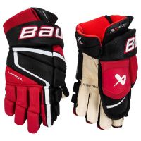 Хоккейные перчатки Bauer Vapor 3X PRO S22 Sr p.13" черн.красные