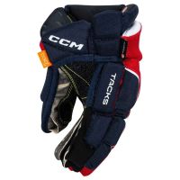 Хоккейные перчатки CCM Tacks AS-V Sr 13" сине-белые